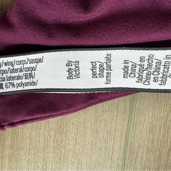 Victoria’s Secret Body by Victoria Perfect Shape Bra | Burgundy | 40C - Picture 5 of 5